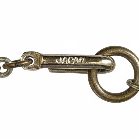 Vintage Multi Strand Gold Coin Necklace Stamped Japan - Picture 6 of 7